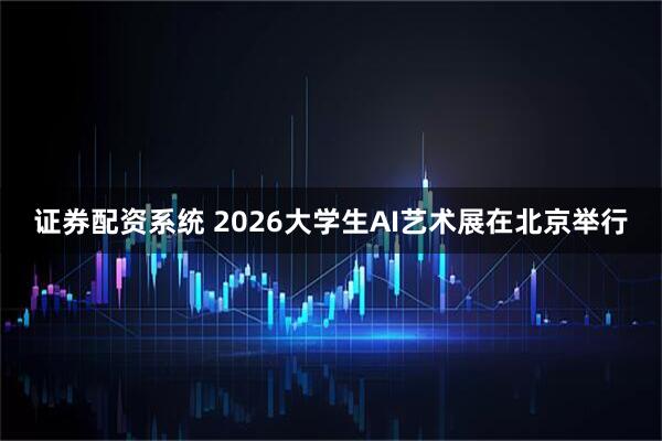 证券配资系统 2026大学生AI艺术展在北京举行